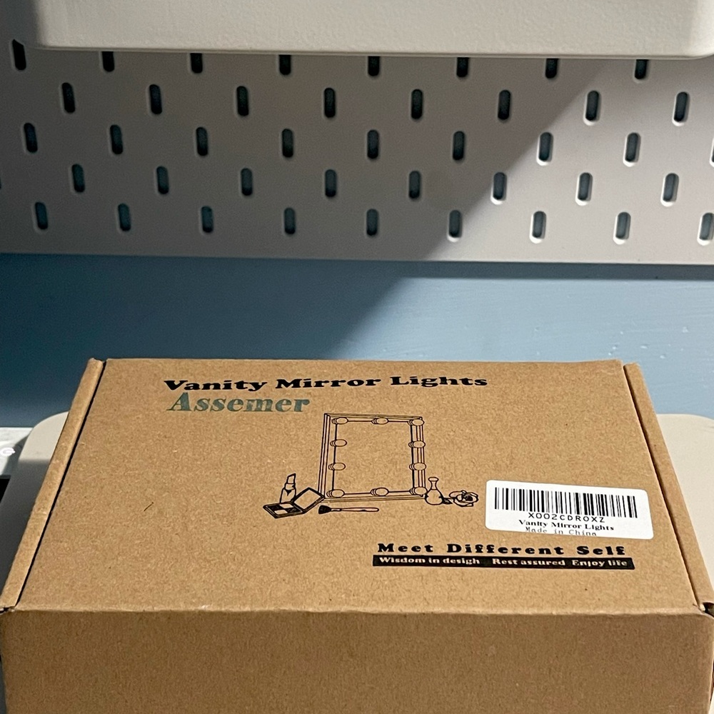 vanity mirror lights assemer